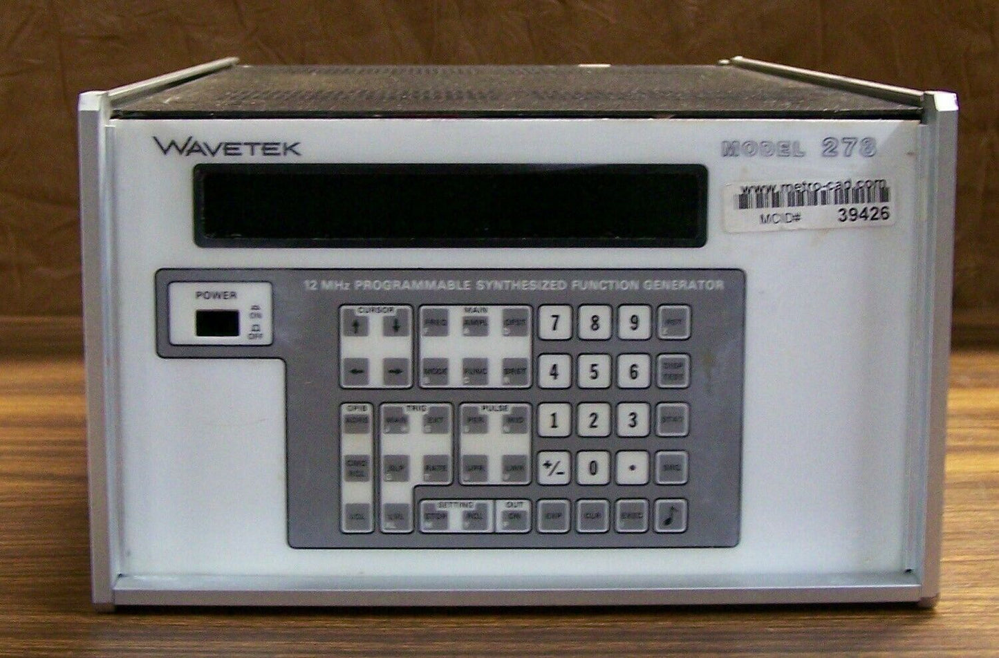 Generador de funciones sintetizadas programable WAVETEK 278