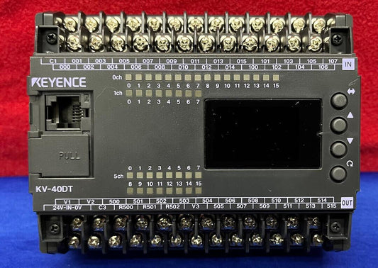 KEYENCE KV-40DT / KV40DT PROGRAMMIERBARER CONTROLLER (FEHLENDE ABDECKUNG) 