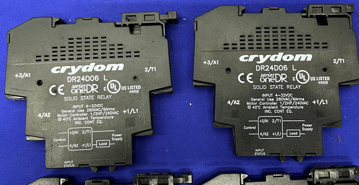 RELE DE ESTADO SOLIDO CRYDOM DR24D06, CARRIL DIN 6 AMP,