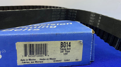 CLOYES ® B014 / TB014 TIMING BELT 3/8" PITCH 129T ITEM IS NEW/OLD STOCK 07/09/07