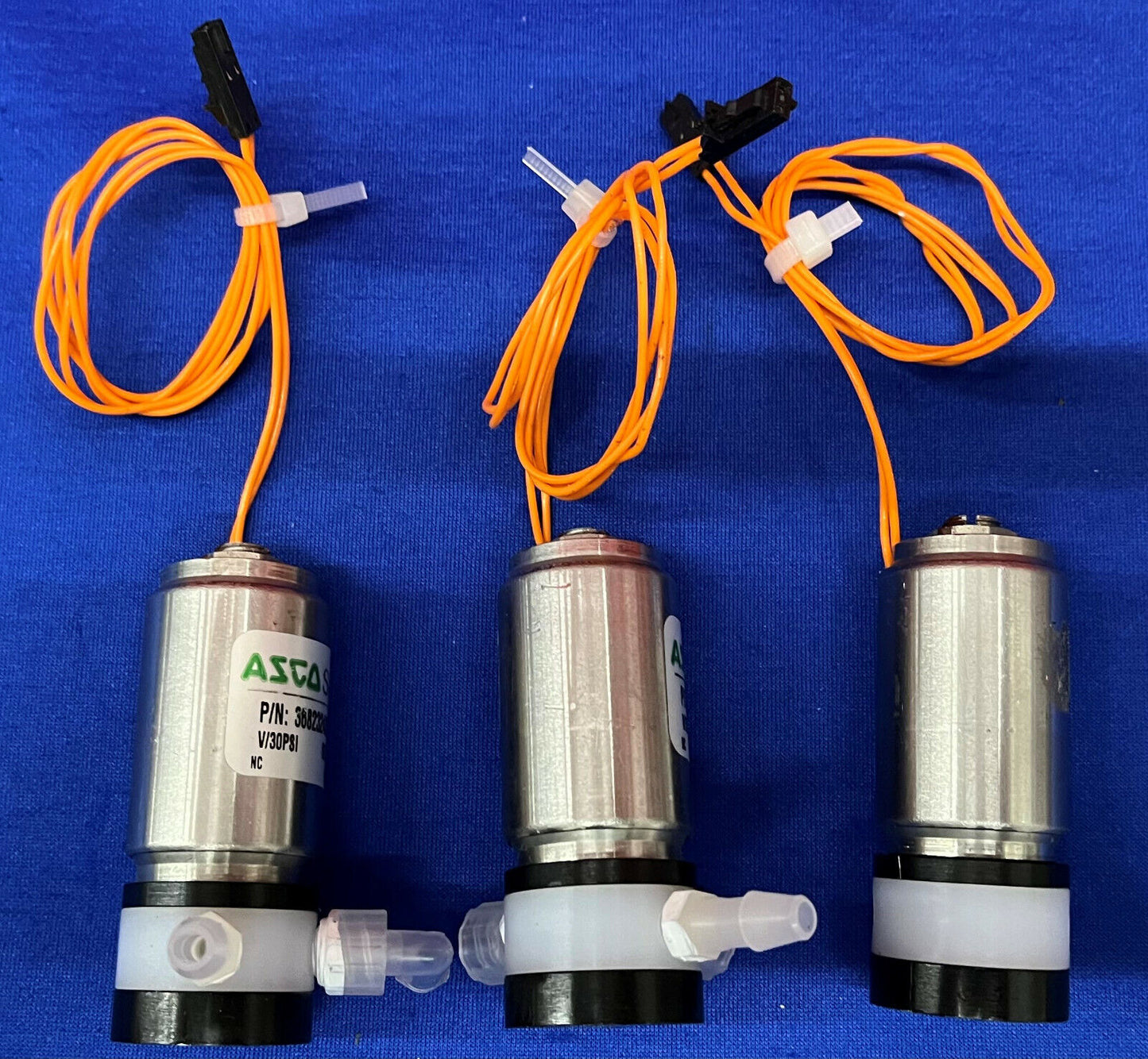 1 LOTE DE 3 VÁLVULAS SOLENOIDE ASCO 368232430