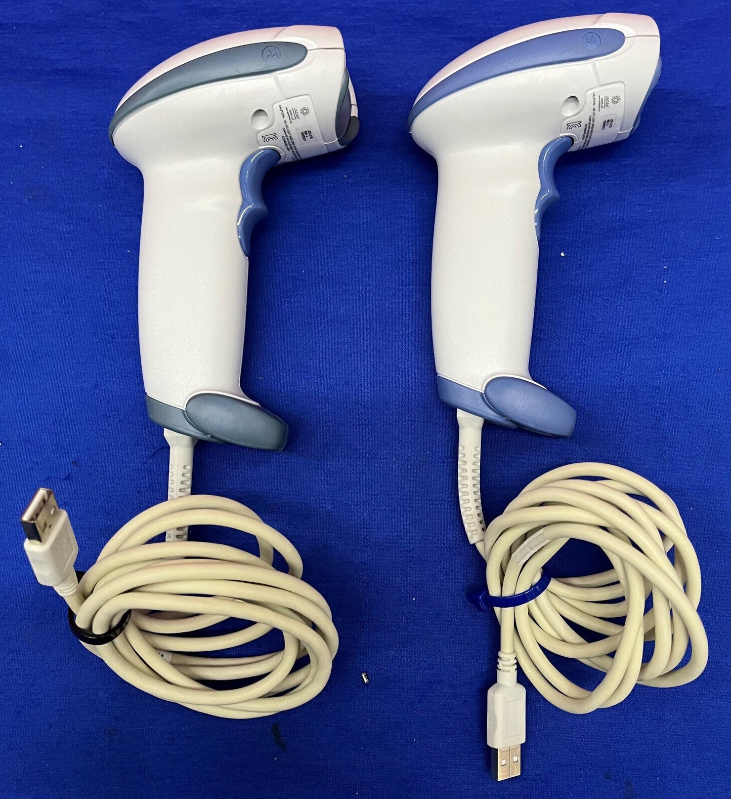 Lot of 2 Motorola JADAK JDK-2132 REV A USB Barcode Scanner