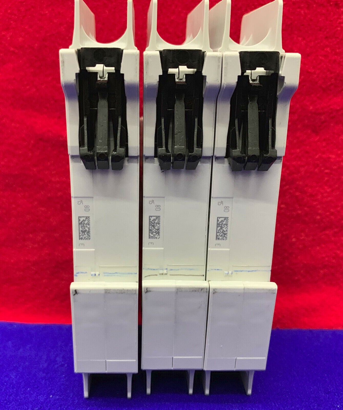 QTY 3 - Allen-Bradley 1489-M / 1489-M1D150 SER D CIRCUIT BREAKERS