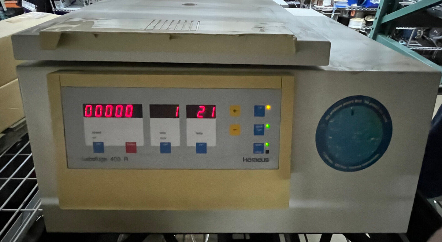 KENDRO LABOFUGE 400R 75008164 BENCH TABLE TOP CENTRIFUGE & ROTOR -  PARTS/REPAIR