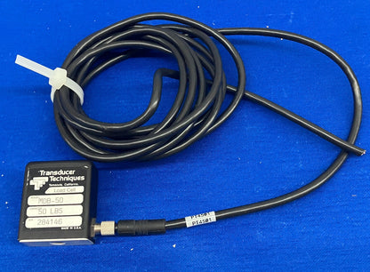 TRANSDUCER TECHNIQUES MDB-50 ULTRA PRECISION COMPRESSION LOAD CELL, 50LBS