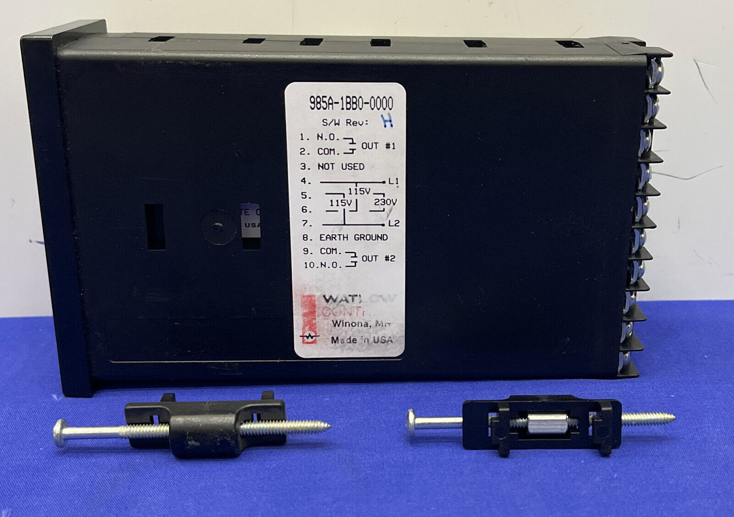 WATLOW SERIES 985 / 985A-1BB0-0000 REV H  TEMPERATURE CONTROLLER