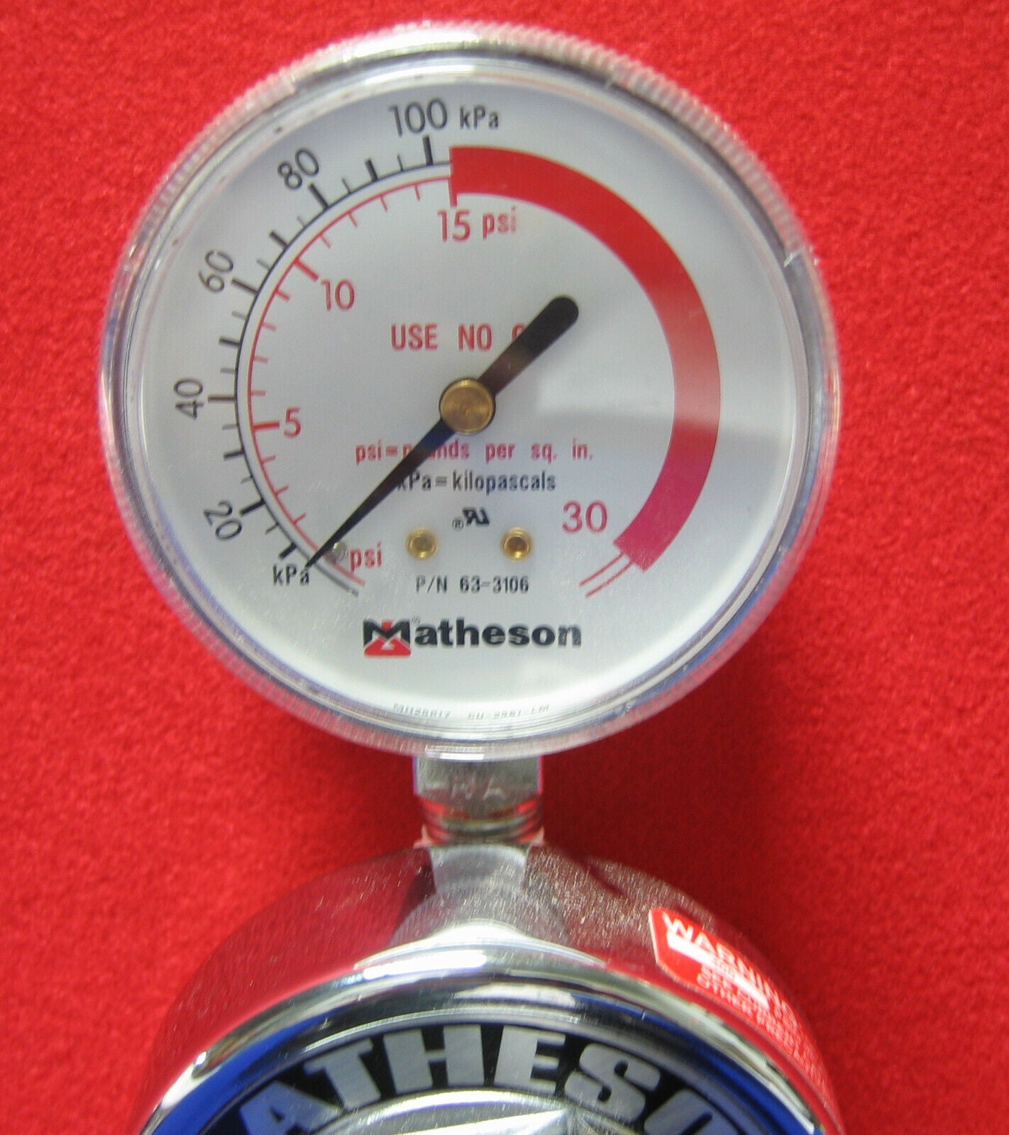 MATHESON 1PA-510 REGULATOR 63-3106 GAUGE