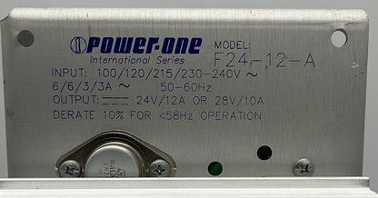 POWER-ONE F24-12-A POWER SUPPLY 100/120/215/230-240V