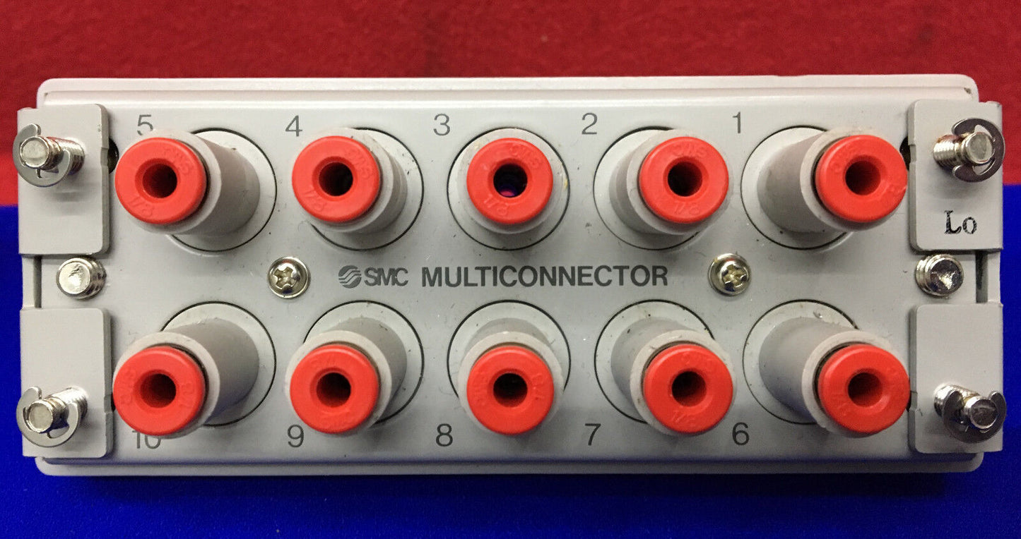 CANTIDAD DE 2 - MULTICONECTORES SMC DE 10 PUERTOS