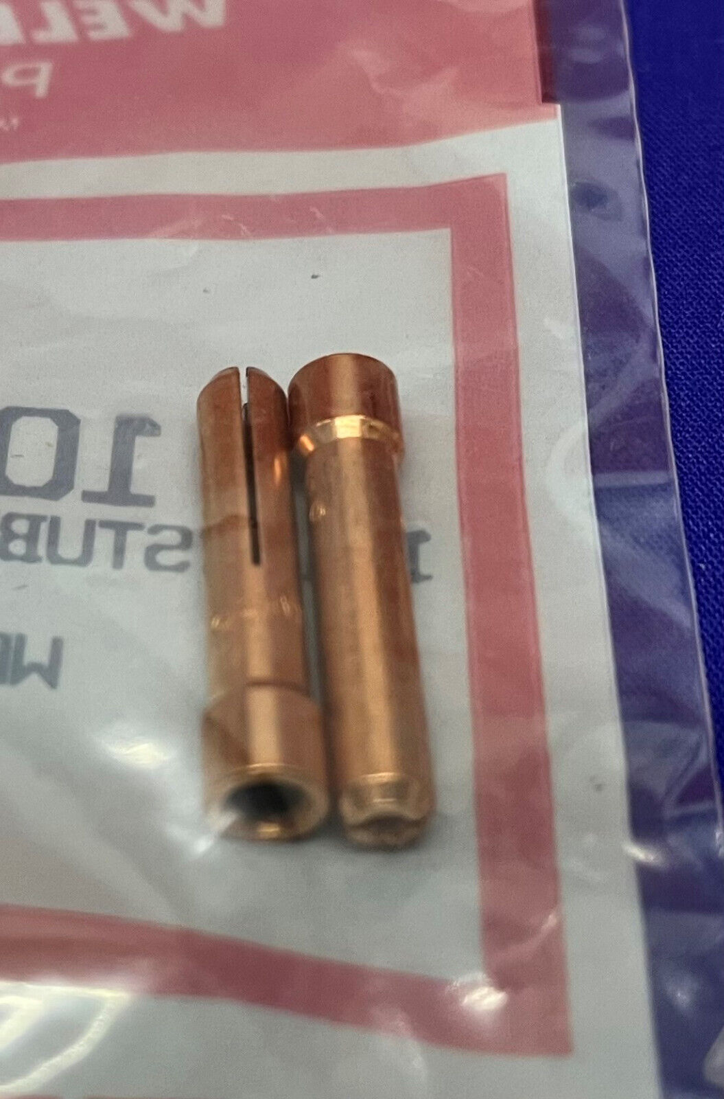 1 LOT OF 2 PACKAGES -  Weldcraft Stubby Collet 10N23S 1.6mm