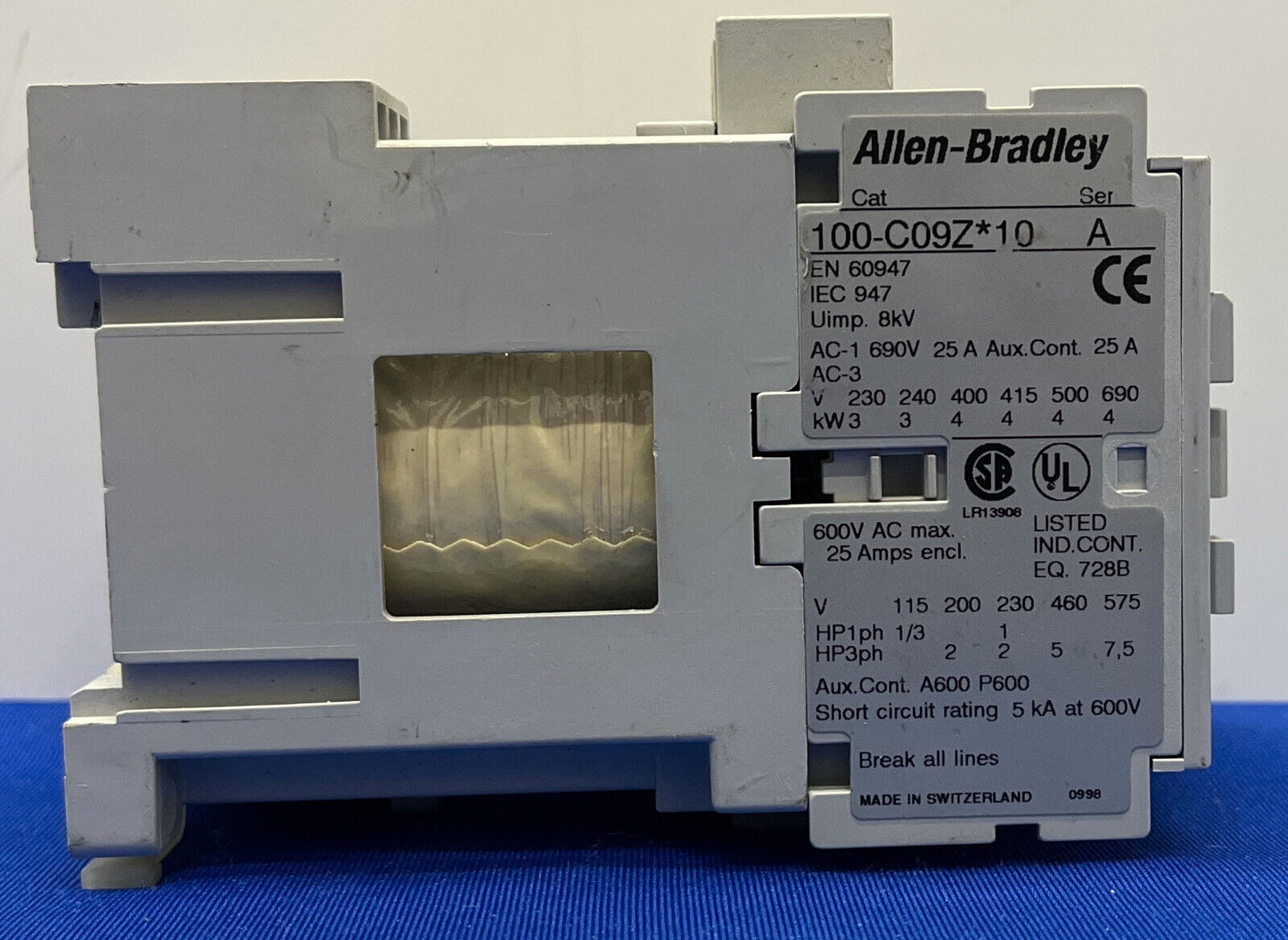 Allen-Bradley / Allen Bradley / AB CONTACTOR 100-C09Z*10 Ser A EN 60947