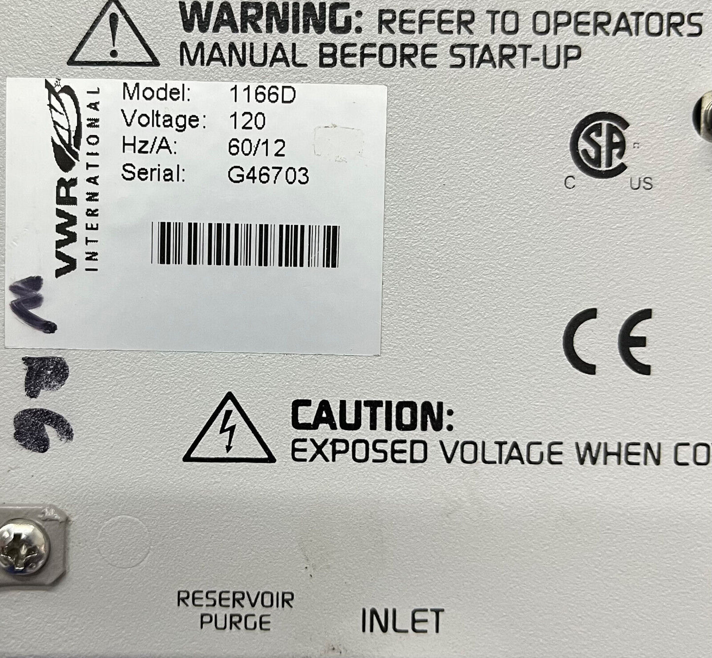 CONTROLADOR DE TEMPERATURA DIGITAL VWR 1166D CONTROLADOR DE RECIRCULACIÓN CALENTADO