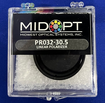 MIDWEST OPTICAL SYSTEMS MIDOPT PRO32-30.5 / PRO 32-30.5 LINEAR POLARIZER FILTER