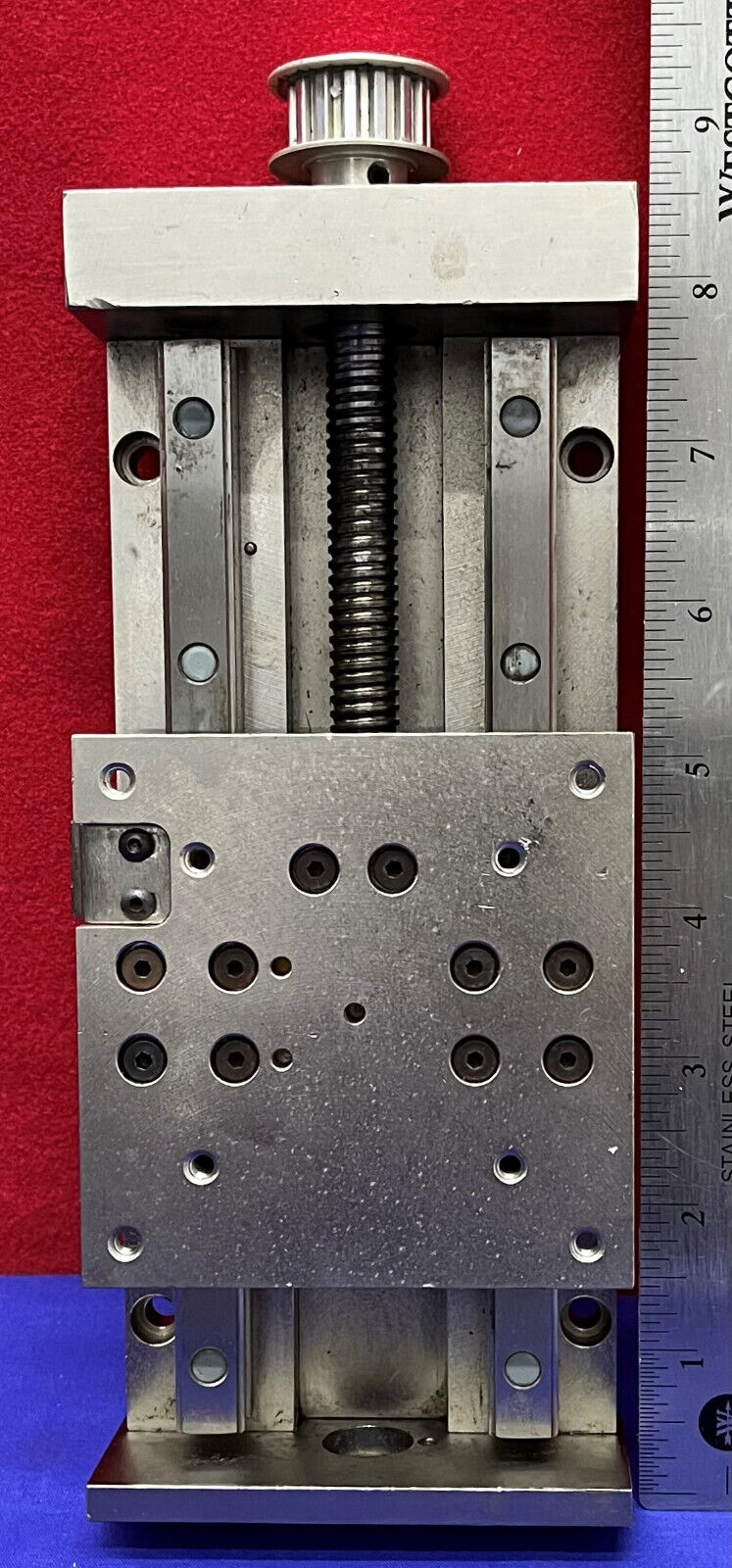 Guía LM THK HSR12RM con tornillo y platina