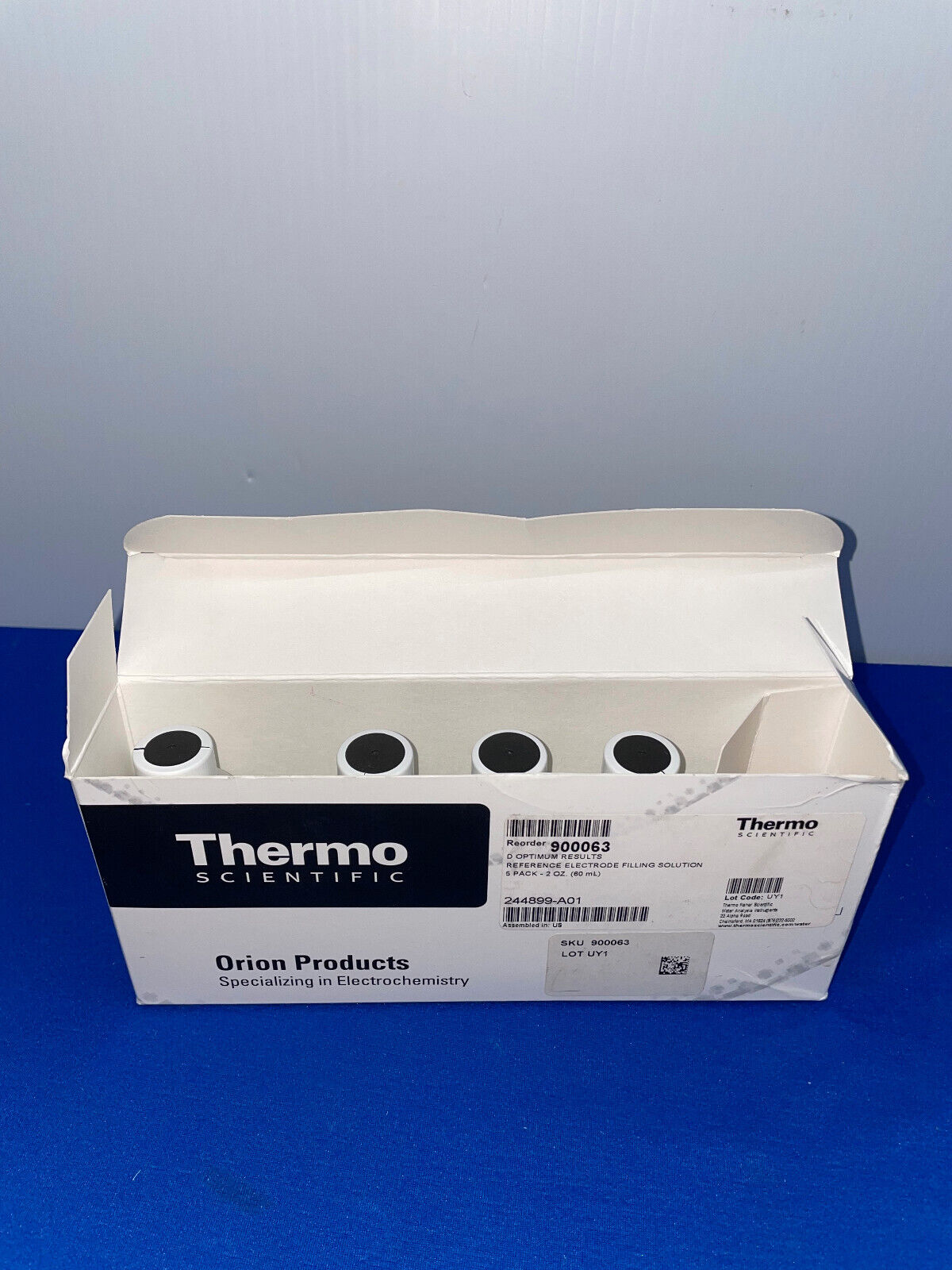 THERMO SCIENTIFIC, REFERENCE ELECTRODE FILLING SOLUTION, 5-PACK MISSING ONE