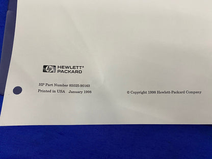 HP HEWLETT PACKARD HP 85024A HIGH FREQUENCY PROBE OPERATING AND SERVICE MANUAL