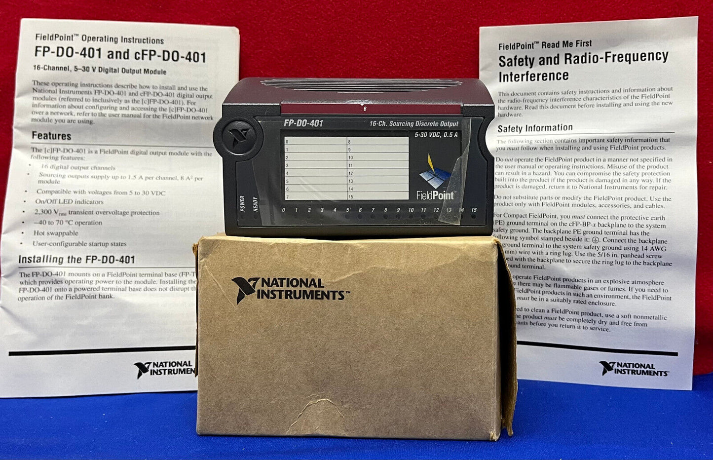 NATIONAL INSTRUMENTS  FP-DO-401 FIELDPOINT 16 CHANNEL 5-30VDC