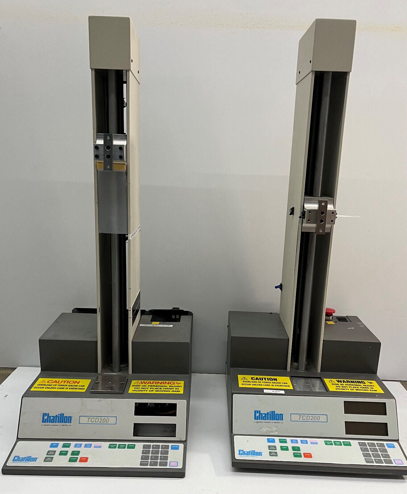 CHATILLON TCD20 FORCE TESTER TENSION - STANDS FOR PARTS/REPAIR (1 LOT OF 2)