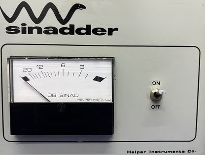 SINADDER HELPER INSTRUMENTS METER  APPEARS TO BE MODEL S101  - FOR PARTS/REPAIR