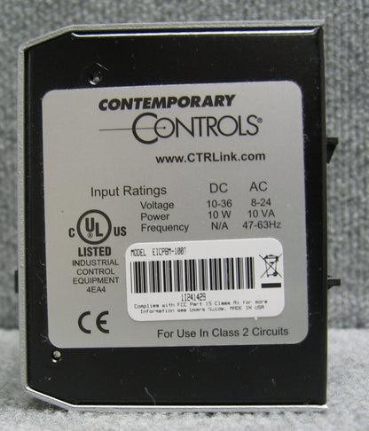 CONMUTADOR COMPACTO ADMINISTRADO DE 8 PUERTOS CRTLINK EICP8M-100T DE CONTEMPORARY CONTROLS