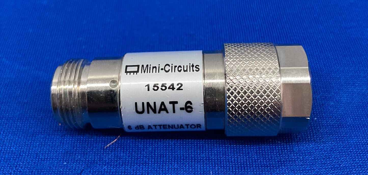 MINI-CIRCUITS UNAT-6 15542 6DB ATTENUATOR DC-6 GHZ, 50 OHM