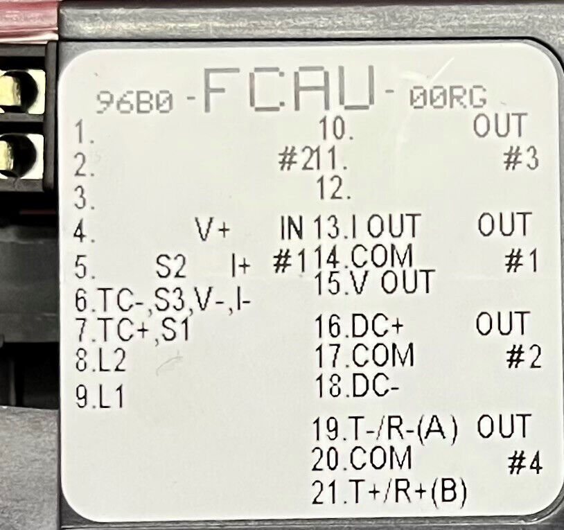 Controlador de temperatura Watlow 96 96B0-FCAU-00RG 24-28 V