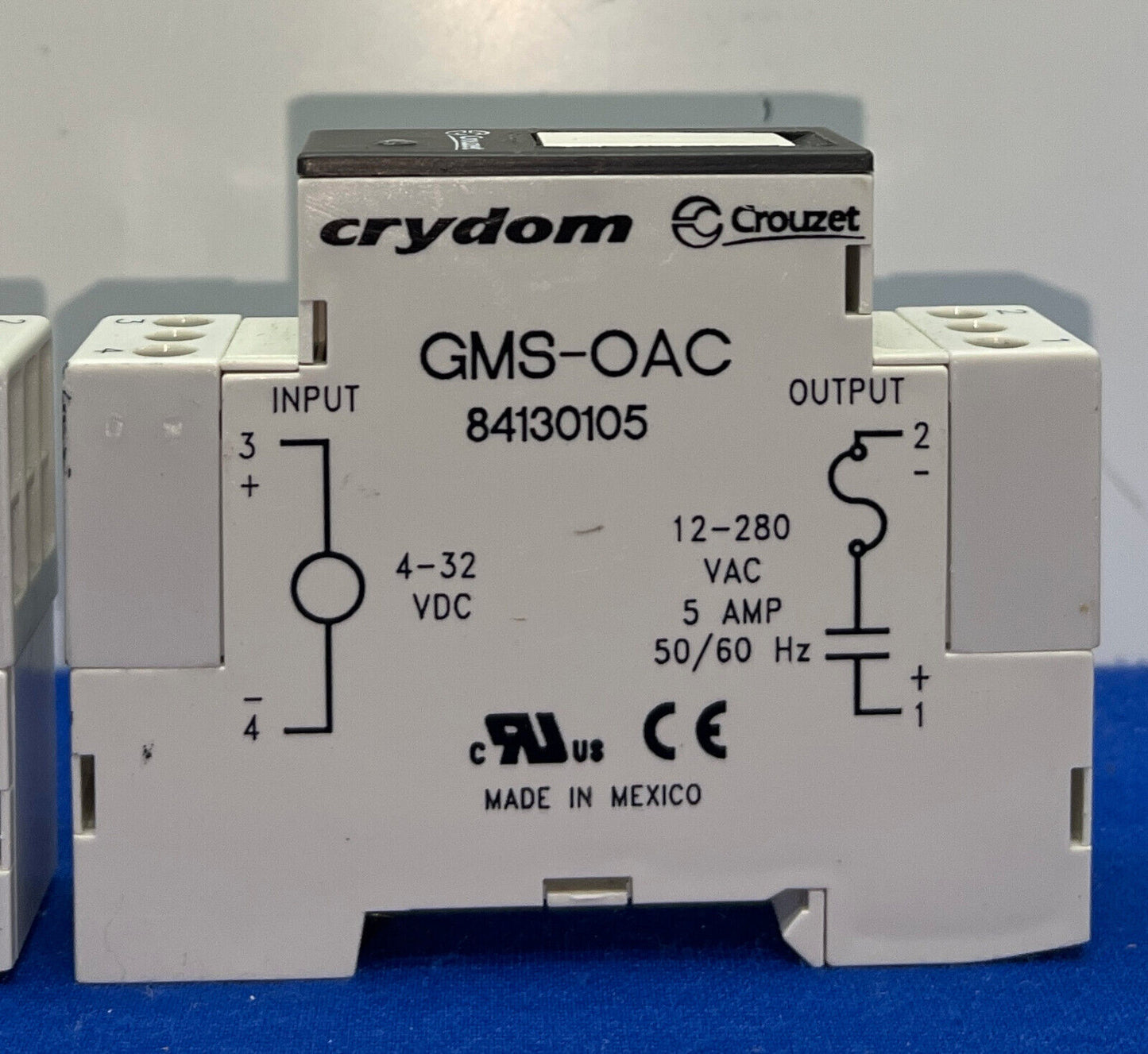 Crydom Crouzet Solid State Relay Module GMS-OAC 84130105 - 1 LOT QTY 2