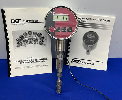 DCT INSTRUMENTS DIGITAL PRESSURE GAUGE PSIG 0-1000 JVT1KGT-V JV SERIES