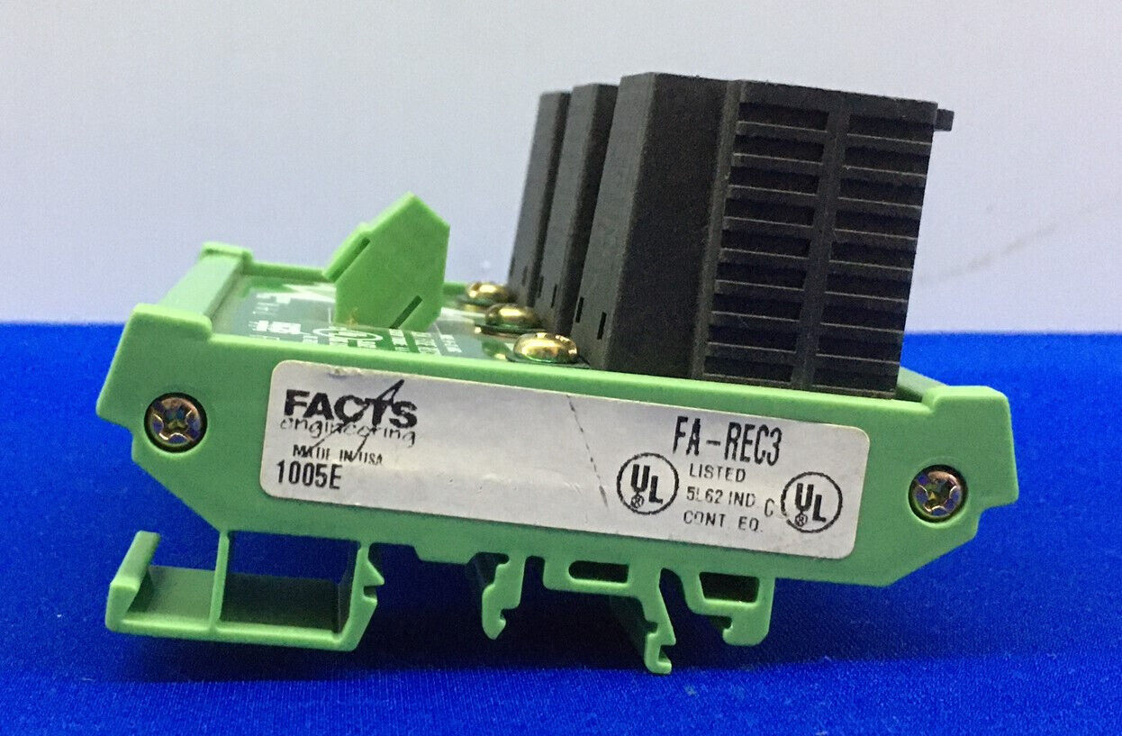 AUTOMATION DIRECT / FACTS ENG FA-REC3 / 1005E 3 RECEPTACLE OUTLET 125VAC 15A