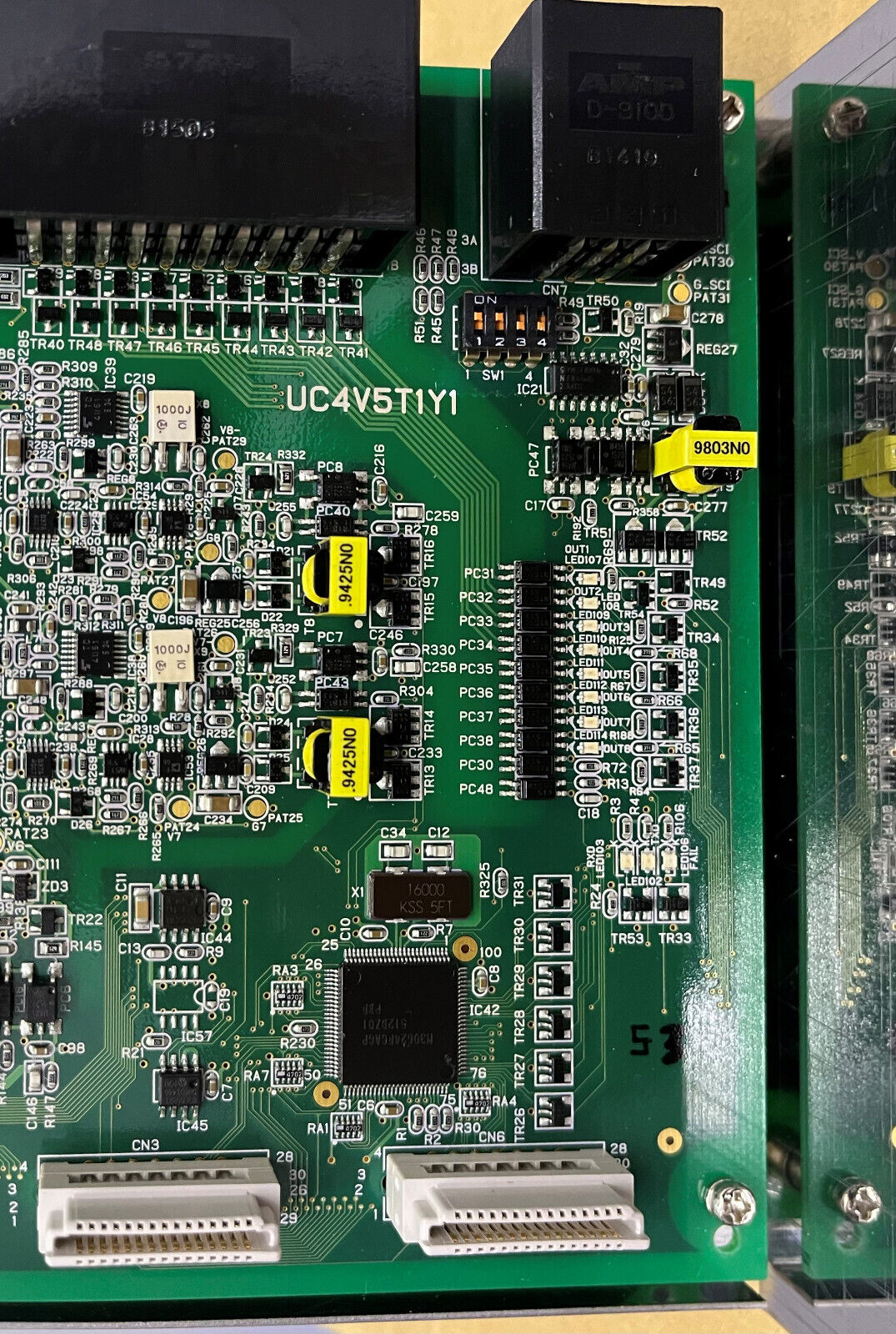 TOSHIBA V5-TEMP-8N-CS1 TEMP MODULE PROCESS CONTROLLER VER. 103 INJECTION MOLDING