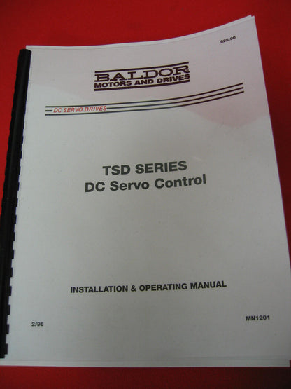 BALDOR TSD-050-05-1-U FTS7300C-01 TSD SINGLE AXIS STEPPING MOTOR CONTROL