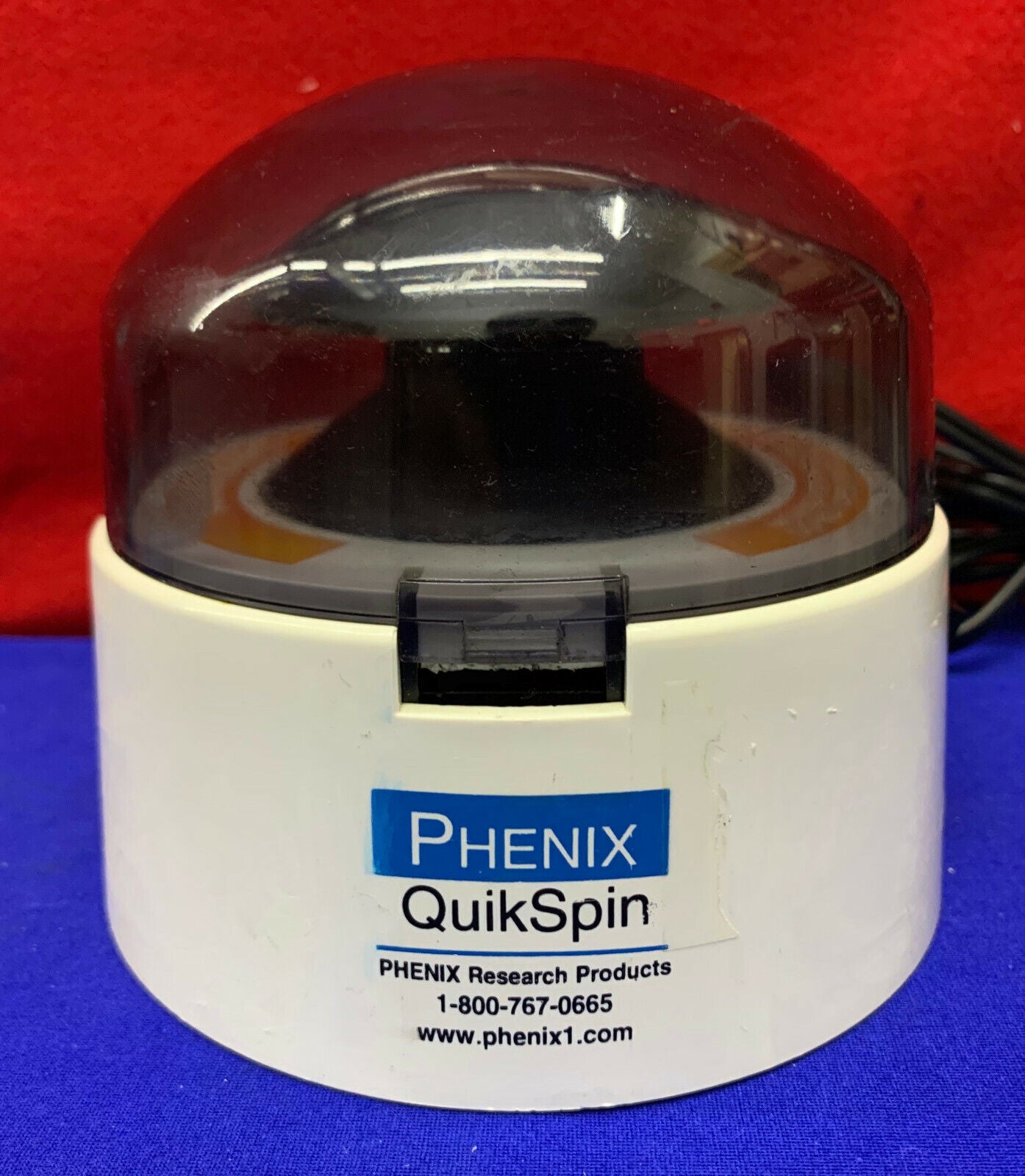 PHENIX RESEARCH PRODUCTS QUIKSPIN MICRO CENTRIFUGE MODEL SD 110VAC