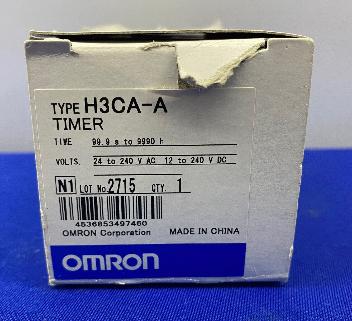 OMRON H3CA-A TIMER - NEU IN ORIGINALVERPACKUNG / VERPACKUNG WEIST KOSMETISCHE VERSCHLEISS 