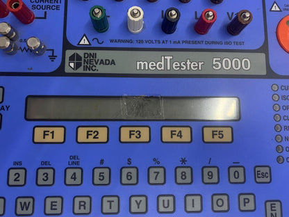 DNI NEVADA MEDTESTER 5000,BROKEN FRONT SCREEN TESTED TO POWER UP ONLY