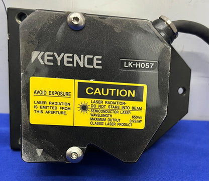 KEYENCE LK-H057 SENSOR HEAD WIDE TYPE LASER CLASS 2