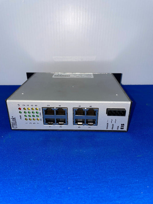 CONTROLES CONTEMPORÁNEOS, EIS8-100T, CTRLink, CENTRO DE CONMUTACIÓN ETHERNET DE 8 PUERTOS