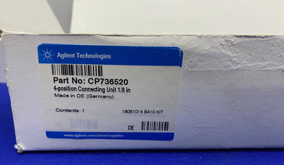 AGILENT TECHNOLOGIES CP736520 UNIDAD DE CONEXIÓN DE 4 POSICIONES 1/8"