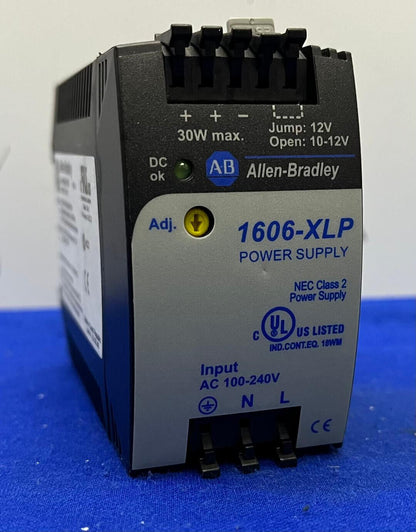 ALLEN BRADLEY POWER SUPPLY 1606-XLP 1606-XLP30B AC 100-240 DC 10-12