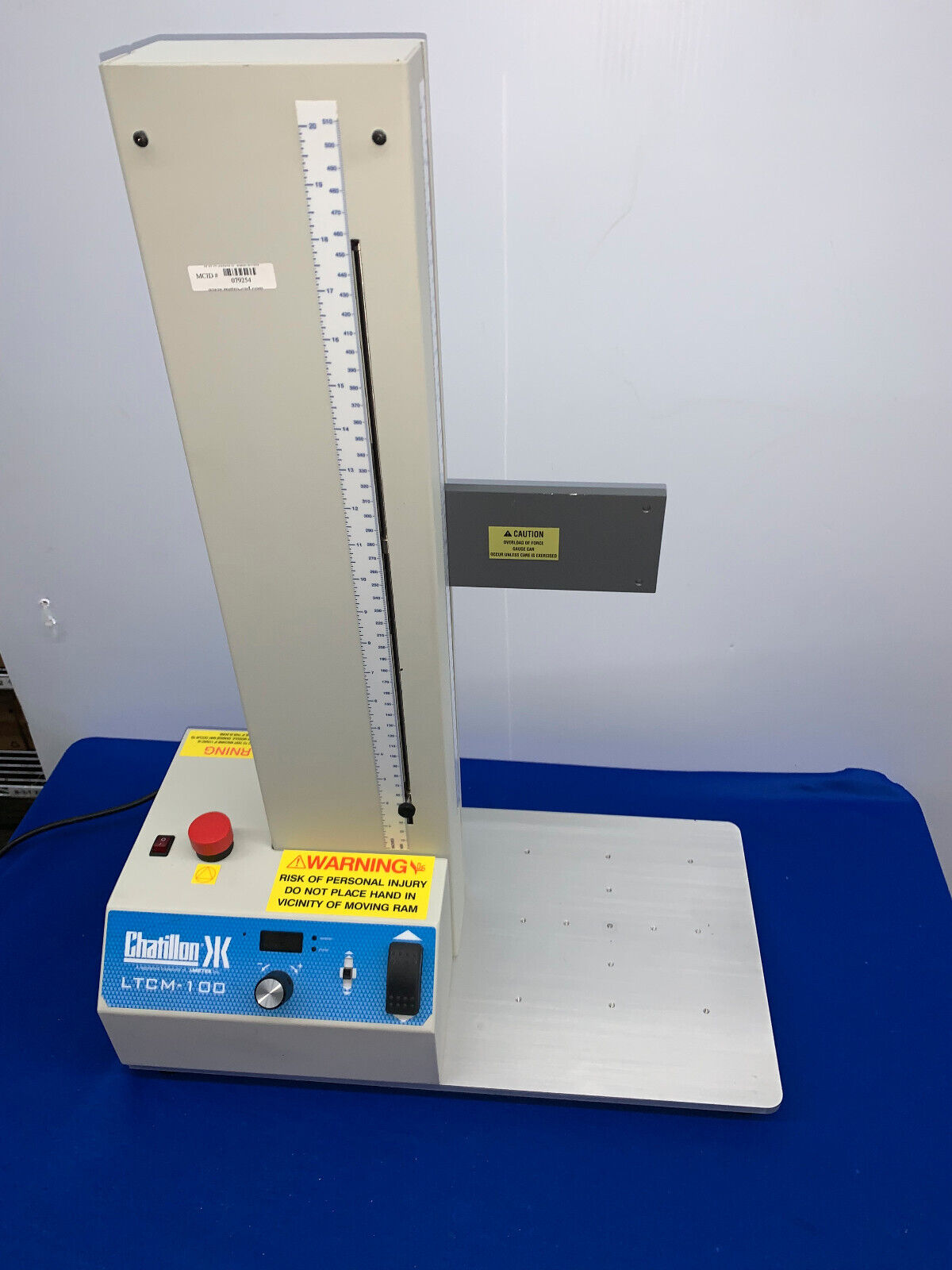 CHATILLON, LTCM-100 TENSILE TEST FRAME, NO LOAD CELL