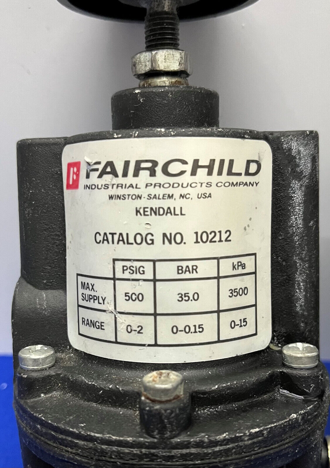 FAIRCHILD PNEUMATIC PRECISION REGULATOR 10212 MODEL 10 - 1 LOT OF 2