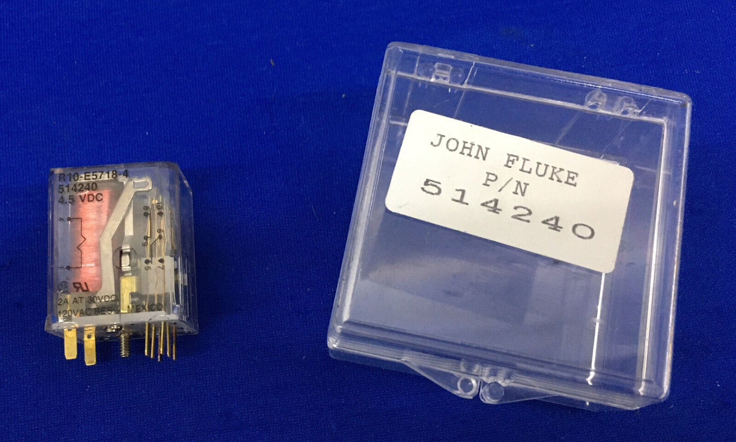 JOHN FLUKE 514240 / R10-E5718-4  4.5VDC RELAY