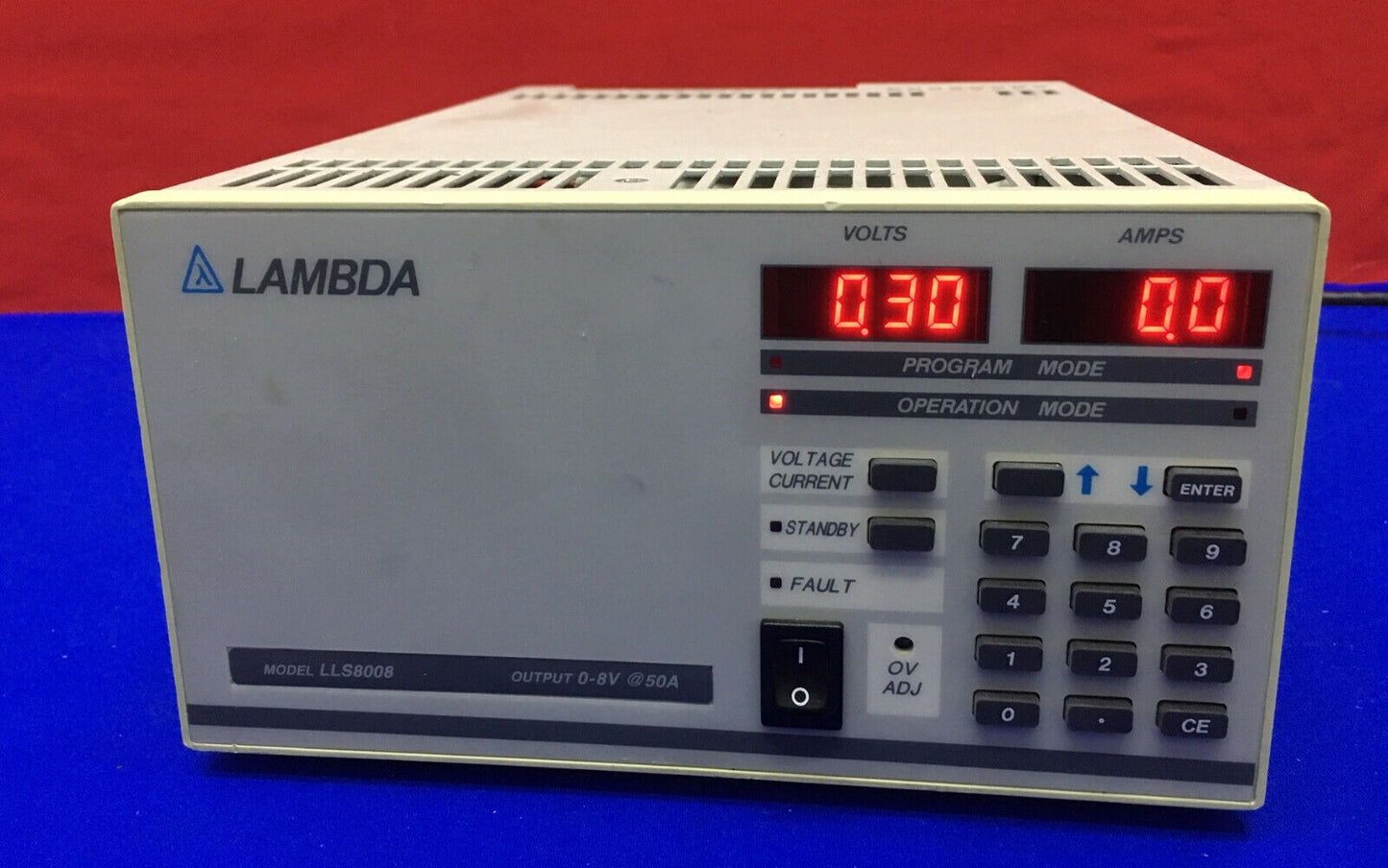 LAMBDA ELECTRONICS LLS8008 DIGITAL REGULATED POWER SUPPLY