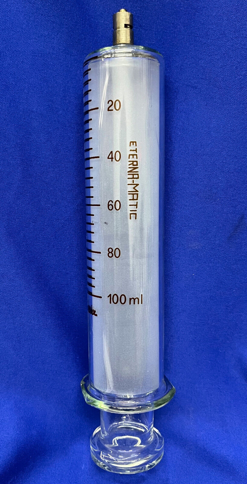 SANITEX ETERNA-MATIC 100ml GLASS SYRINGE METAL LUER LOCK