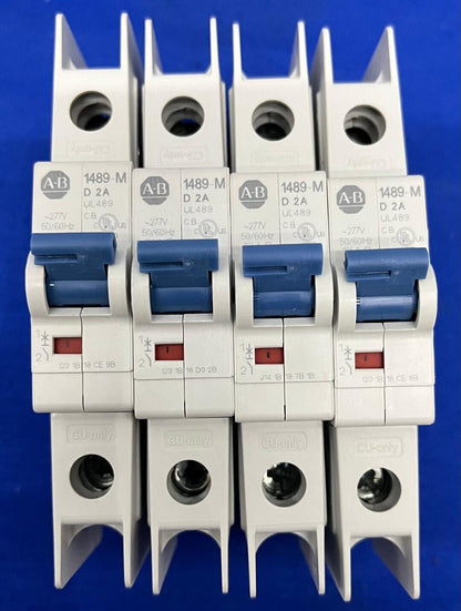 DISYUNTOR MINIATURA AB ALLEN BRADLEY 1489-MD 2A LOTE DE 4