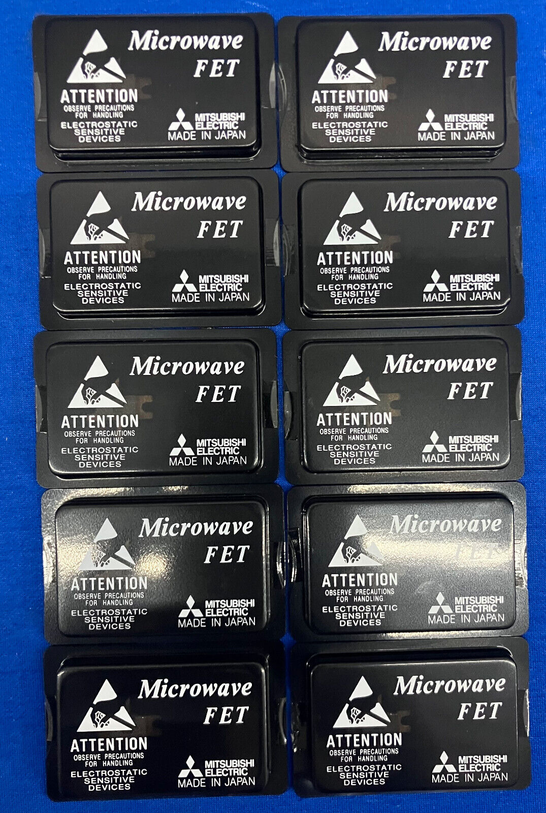 MITSUBISHI MGF0911A MICROWAVE FET SEMICONDUCTOR LOT OF 10,