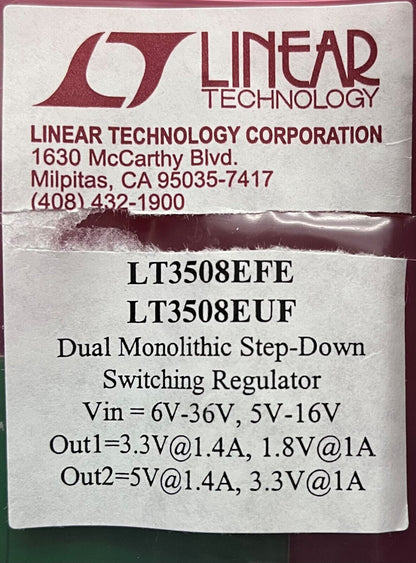 Linear Technology Board Demonstration Circuit DC1060A LT3508EFE/LT3508EUF