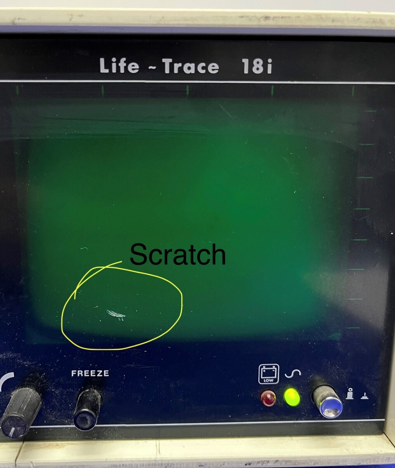 INTERMEDICS LIFE-TRACE 18i STRESS TEST RECORDER & MONITOR - FOR PARTS/REPAIR