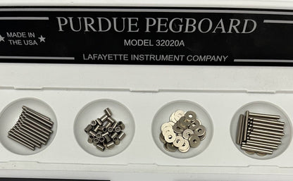 LAFAYETTE INSTRUMENT PURDUE PEGBOARD 32020A TEST BOARD - 1 LOT QTY 2