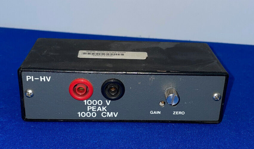 PI-HV TEST FIXTURE 1000V PEAK 1000 CMV - FOR PARTS/REPAIR