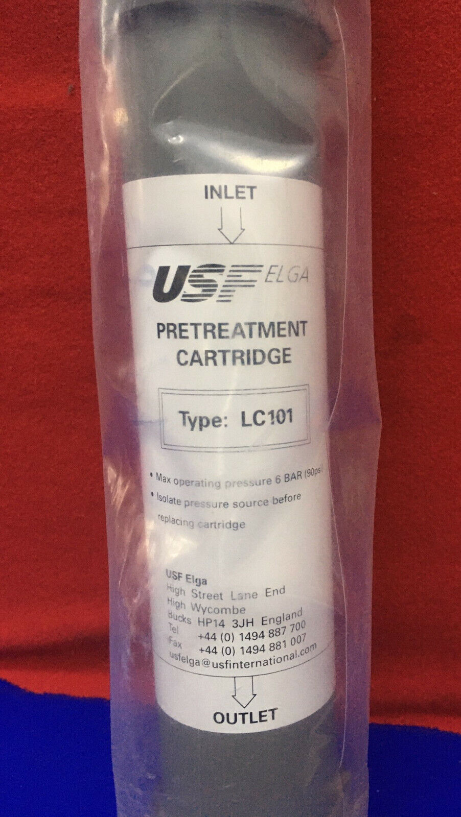 USFELGA / USF ELGA TYPE:  LC101 PRETREATMENT CARTRIDGE